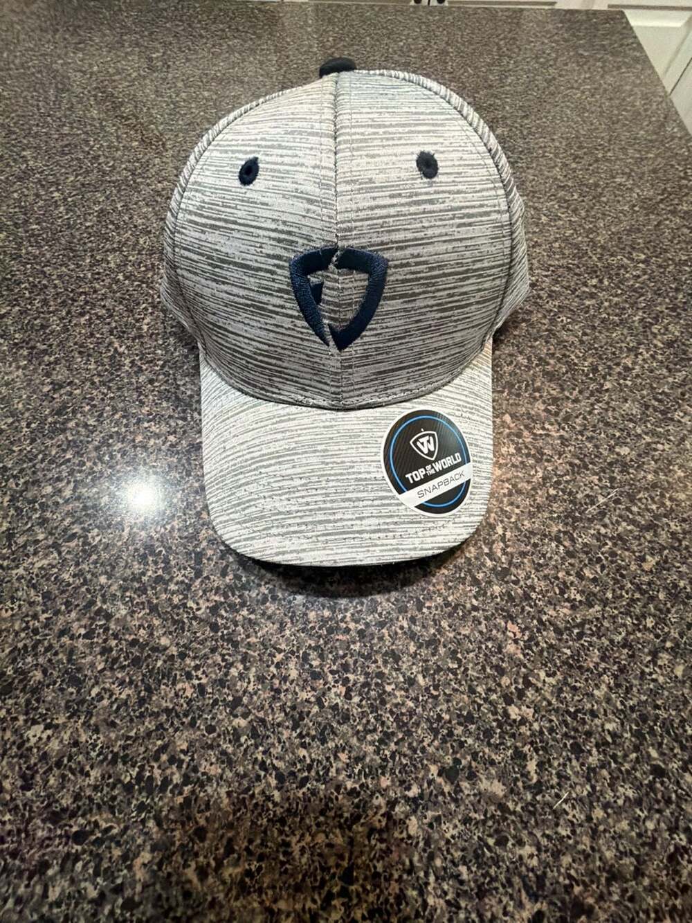 Top of the World FanDuel Grey Space Dye Snapback Hat